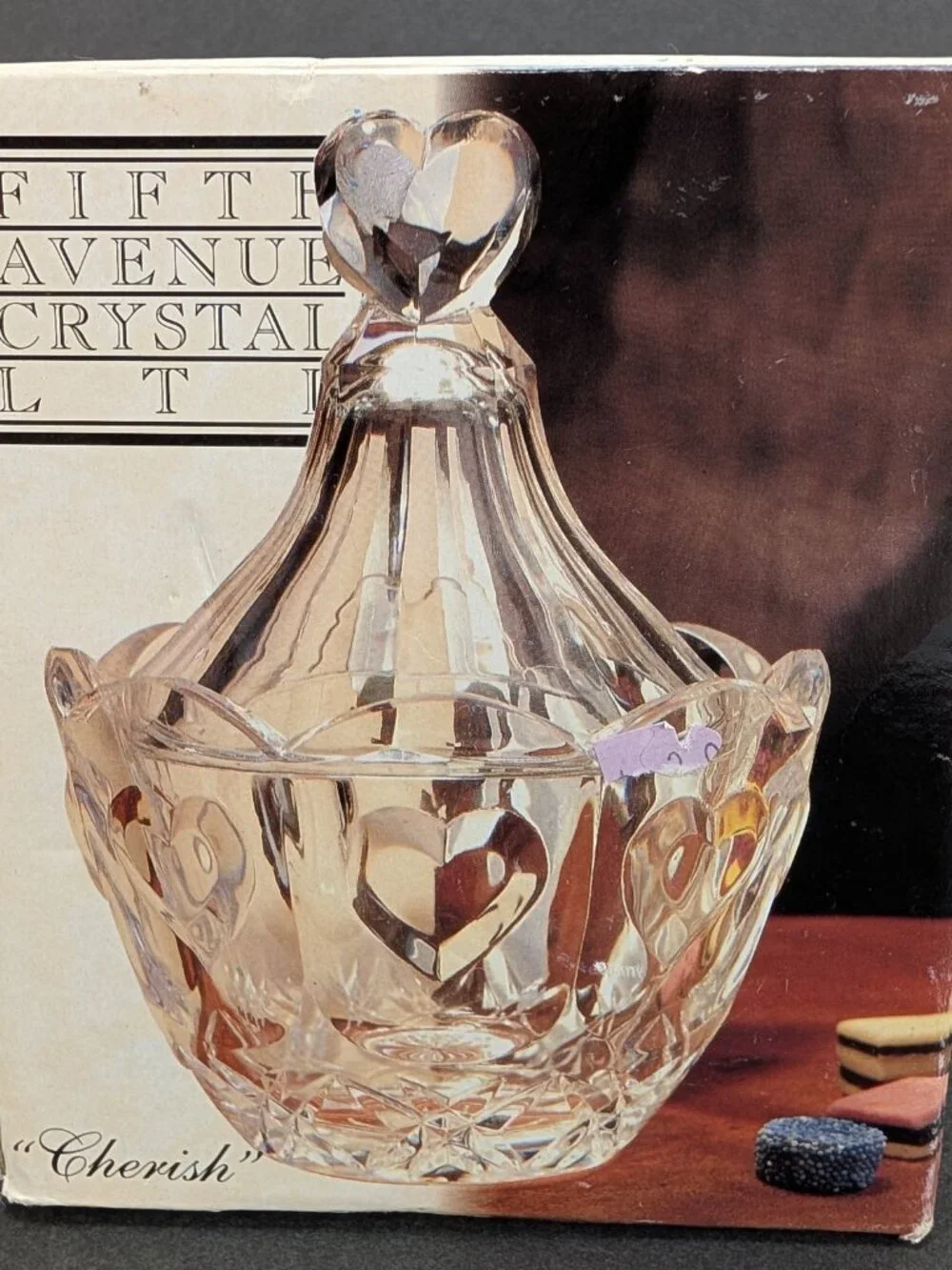 Vintage Fifth Avenue Lead Crystal Cherish 6-1/4